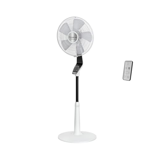 Rowenta Standventilator Turbo Silence Extreme, 14 Geschwindigkeitsstufen, 32 dB Silent Night Modus, Fernbedienung, Oszillation, höhenverstellbar