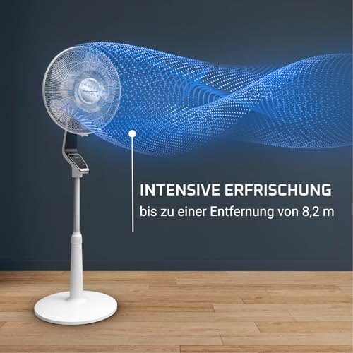 Rowenta Standventilator Turbo Silence Extreme, 14 Geschwindigkeitsstufen, 32 dB Silent Night Modus, Fernbedienung, Oszillation, höhenverstellbar
