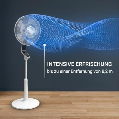 Rowenta Standventilator Turbo Silence Extreme, 14 Geschwindigkeitsstufen, 32 dB Silent Night Modus, Fernbedienung, Oszillation, höhenverstellbar