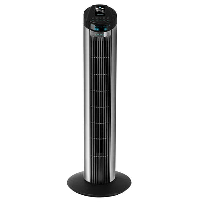 Aigostar Turmventilator Sehr Leise, 45W Tower Fan mit 3 Geschwindigkeiten & 70° Oszillation Standventilator, 2H Timer Leiser Ventilator für
