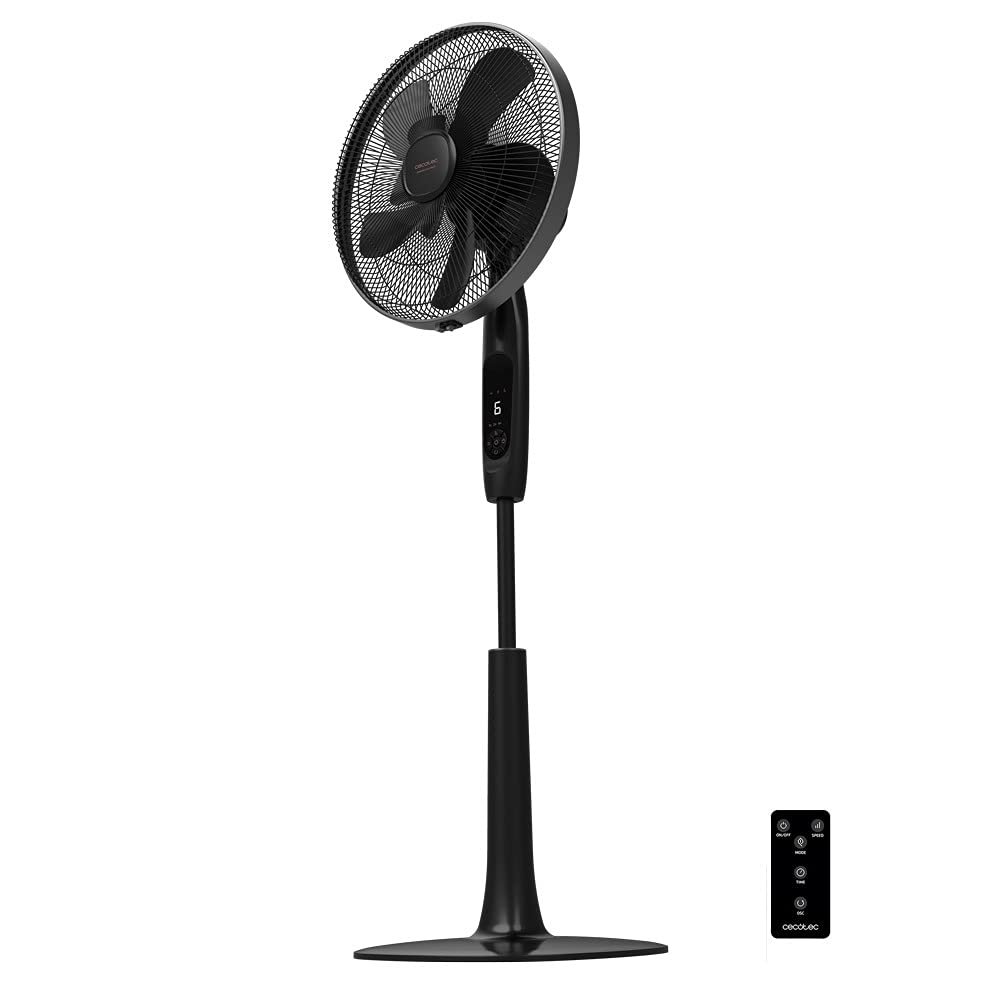 Cecotec Standventilator EnergySilence 1600 Moskito 65W, Mückenschutzfunktion, Timer, Touch-Steuerung, LED-Bildschirm, 10 Geschwindigkeiten, 3