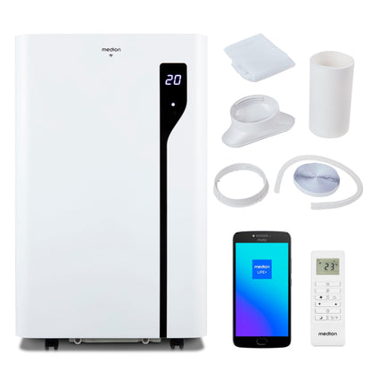 SHINCO Mobile Klimaanlage mit Abluftschlauch, 12000BTU, 3,5kw, Kühlen&Ventilieren&Entfeuchten, Mobiles Klimagerät mit Fenstermontage-Kit