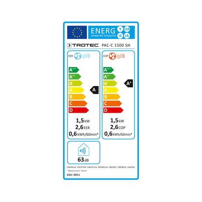 SHINCO Mobile Klimaanlage mit Abluftschlauch, 12000BTU, 3,5kw, Kühlen&Ventilieren&Entfeuchten, Mobiles Klimagerät mit Fenstermontage-Kit
