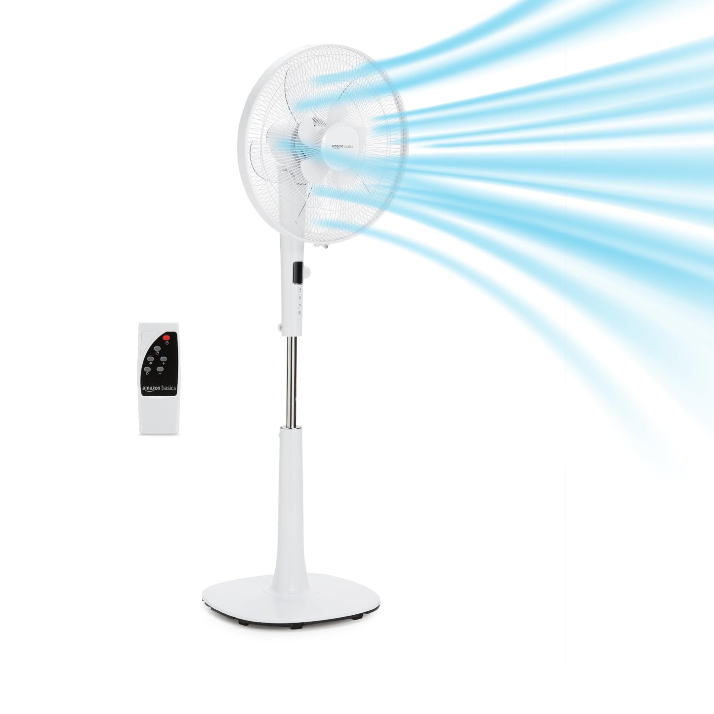 Rowenta Standventilator Turbo Silence Extreme, 14 Geschwindigkeitsstufen, 32 dB Silent Night Modus, Fernbedienung, Oszillation, höhenverstellbar