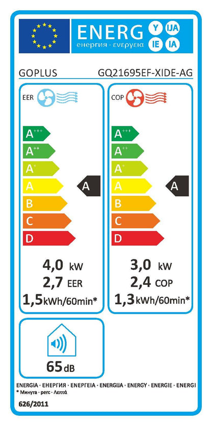 SHINCO Mobile Klimaanlage mit Abluftschlauch, 12000BTU, Kühlung&Heizung&Ventilieren&Entfeuchten, Mobiles Klimagerät mit Fenstermontage-Kit