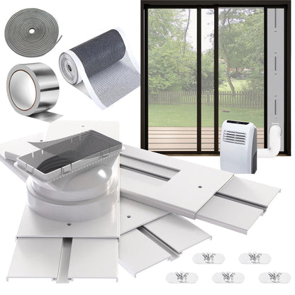 SHINCO Mobile Klimaanlage mit Abluftschlauch, 12000BTU, 3,5kw, Kühlen&Ventilieren&Entfeuchten, Mobiles Klimagerät mit Fenstermontage-Kit