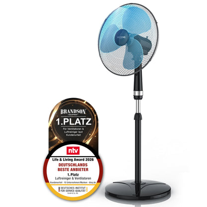 Cecotec Standventilator EnergySilence 1600 Moskito 65W, Mückenschutzfunktion, Timer, Touch-Steuerung, LED-Bildschirm, 10 Geschwindigkeiten, 3